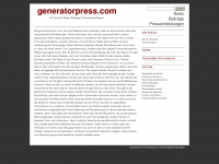 generatorpress.com Webseite Vorschau