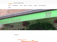 gaertnerei-haase.com Webseite Vorschau
