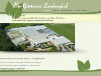 gaertnerei-lemberghof.de Webseite Vorschau