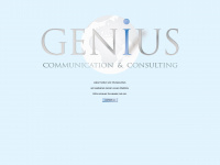 genius-communication.de Webseite Vorschau