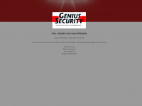 genius-security.de Webseite Vorschau
