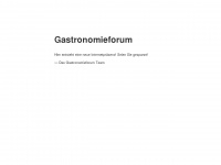 gastronomieforum.com Webseite Vorschau