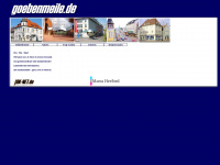 goebenstrasse.de Webseite Vorschau