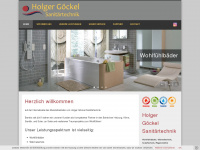 goeckel-bad.de Webseite Vorschau