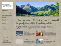 gaestehaus-am-berg.com Webseite Vorschau