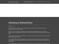 gaestehaus-breitenlohner.de Webseite Vorschau