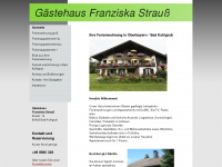 gaestehaus-franziska-strauss.de Webseite Vorschau