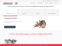 goehlich-umwelthygiene.de Webseite Vorschau