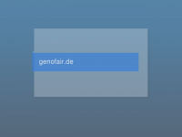 genofair.de Webseite Vorschau