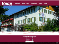 gaestehaus-haug.com Webseite Vorschau