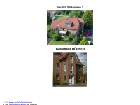 gaestehaus-huebner.de Webseite Vorschau