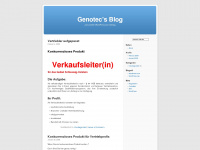 genotec.wordpress.com Webseite Vorschau
