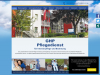 ghp-pflegedienst.de Webseite Vorschau