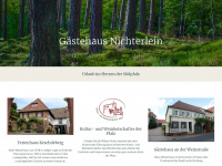 gaestehaus-nichterlein.de Webseite Vorschau