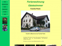 gaestehaus-plank.de Webseite Vorschau