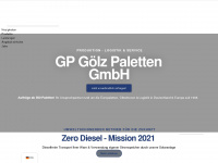 goelz-paletten.de Webseite Vorschau