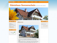 gaestehaus-sonnenschein.com Webseite Vorschau