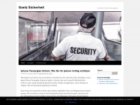 goelz-sicherheit.de Webseite Vorschau
