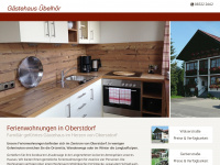 gaestehaus-uebelhoer.de Webseite Vorschau