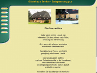 gaestehaus-zenker.de Webseite Vorschau