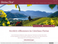 gaestehausflorian.com Webseite Vorschau