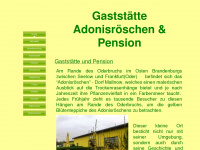 gaststaette-adonisroeschen.de Webseite Vorschau