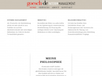 goesch.de Webseite Vorschau