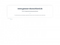 goesser-deutschland.de Webseite Vorschau