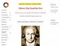 goethe-live.de Webseite Vorschau