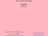 gagapedia.de Webseite Vorschau