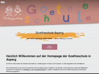 goetheschule-asperg.de Webseite Vorschau