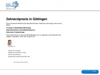 goettinger-zahnarztpraxis.de Webseite Vorschau