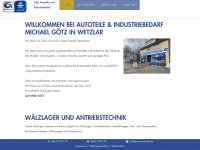 goetz-autoteile.de Webseite Vorschau