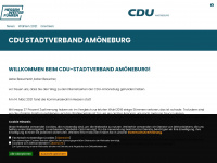 cdu-amoeneburg.de Webseite Vorschau