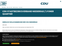 cdu-niederrad.de Webseite Vorschau