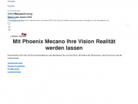 phoenix-mecano.ch Webseite Vorschau