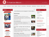 tvhude.de Webseite Vorschau