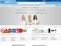 produkte.wolkdirekt.com Webseite Vorschau