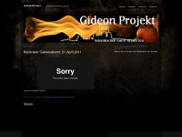 gideonprojekt.wordpress.com Webseite Vorschau