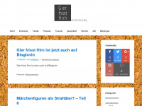 gier-frisst-hirn.com Webseite Vorschau