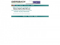 giersbach.info Webseite Vorschau