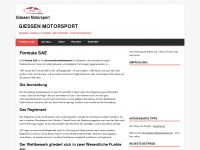 giessen-motorsport.de Webseite Vorschau