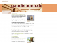gaudisauna.de Webseite Vorschau