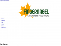 gala-finger.de Webseite Vorschau