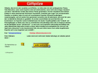 giftpilze.de Webseite Vorschau