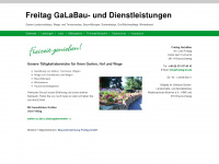 galabau-freitag.de Webseite Vorschau