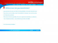gaumendruecken.com Webseite Vorschau