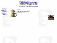 gauss99.de Webseite Vorschau