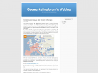 geomarketingforum.wordpress.com Webseite Vorschau