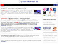 gigabit-internet.de Thumbnail